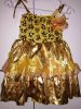 Kids Costumes to Hire - Gold Sequin Girl Dress